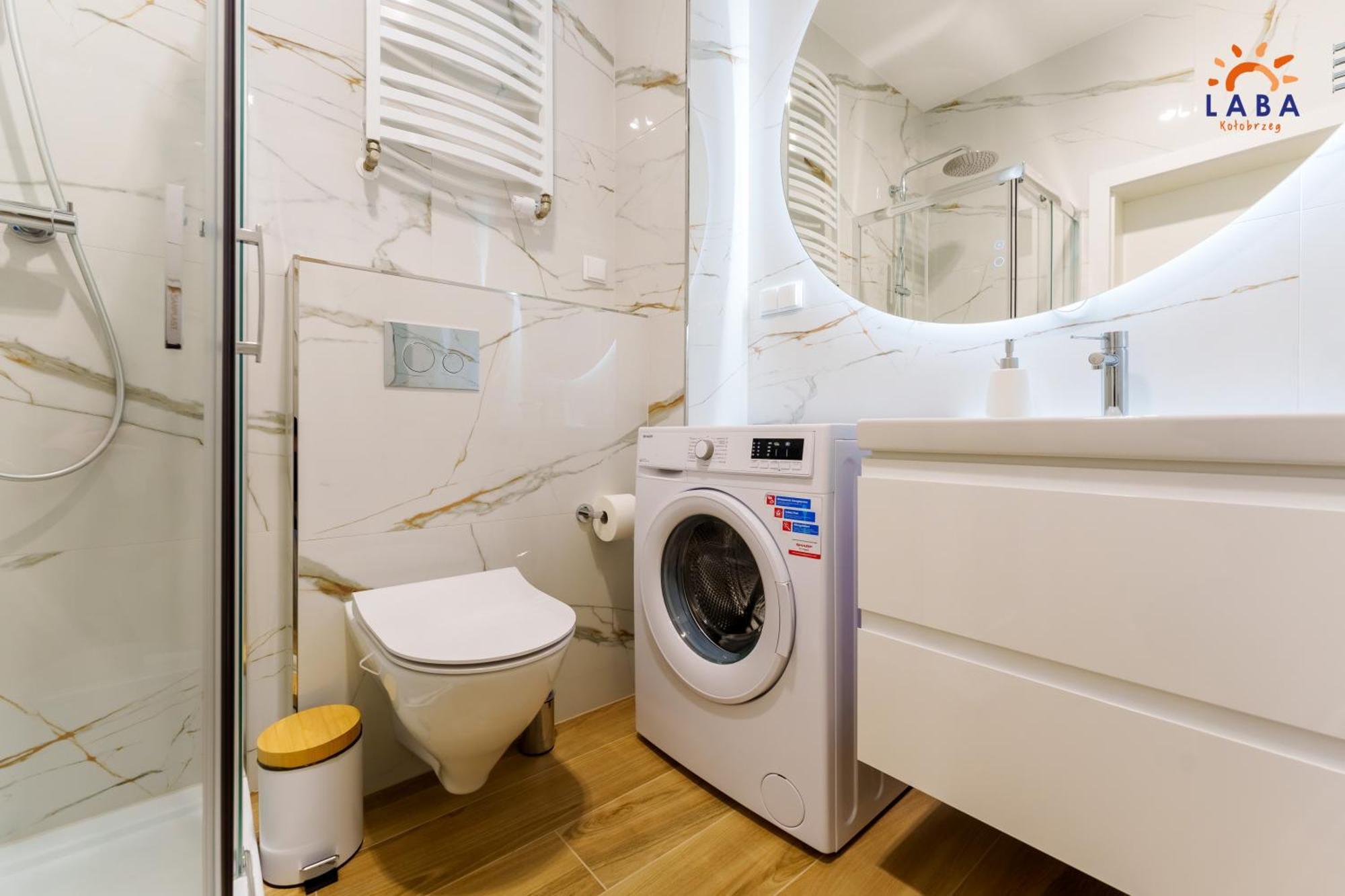 Laba Kolobrzeg Apartamenty Diune Z Parkingiem Bagian luar foto